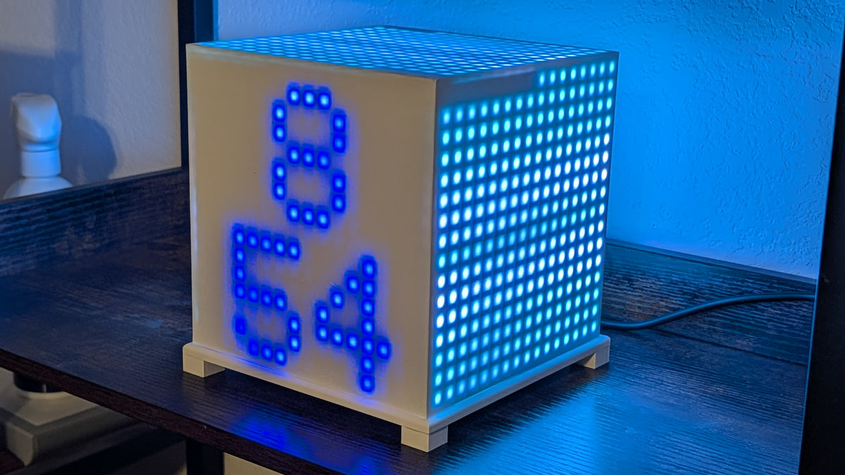 Pixel Art Lamp - Square