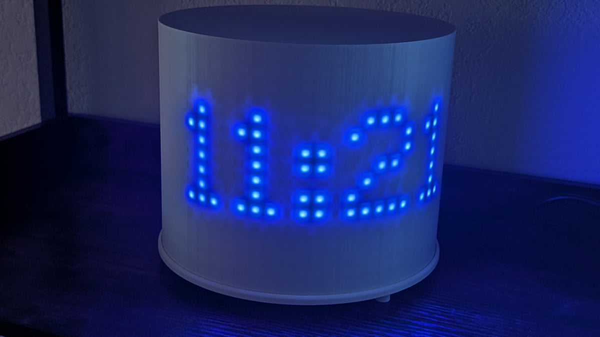 Pixel Art Lamp - Round