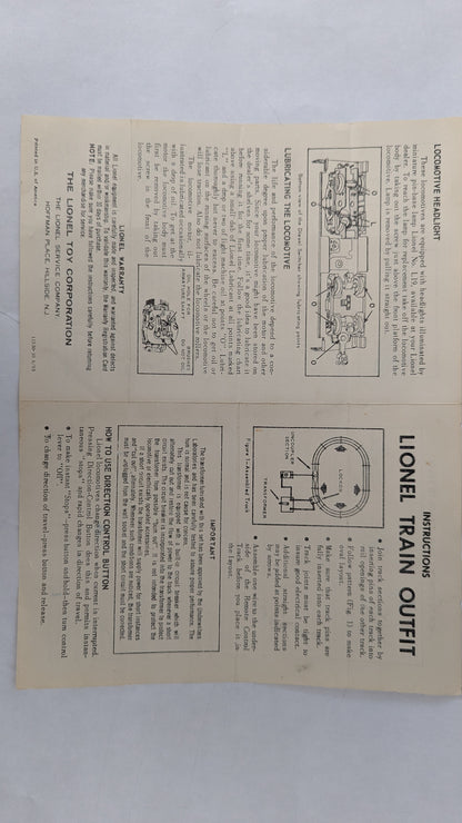 Lionel Cataloged Freight Outfit (#11530 , 1965)