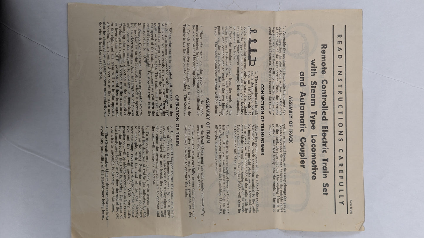 Lionel Cataloged Freight Outfit (#11530 , 1965)