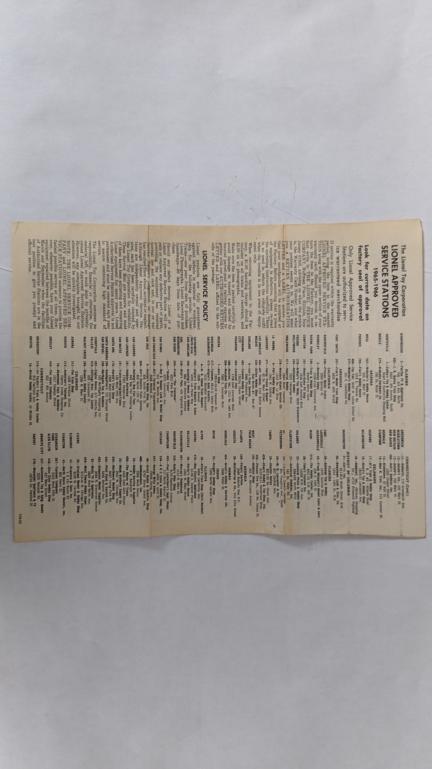 Lionel Cataloged Freight Outfit (#11530 , 1965)