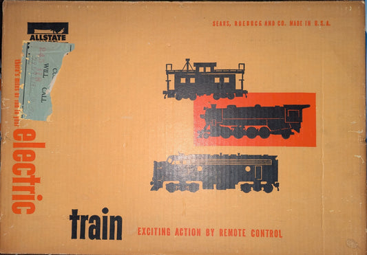 Marx's Allstate Set #9619, 3 Engines & Figure 8 Track