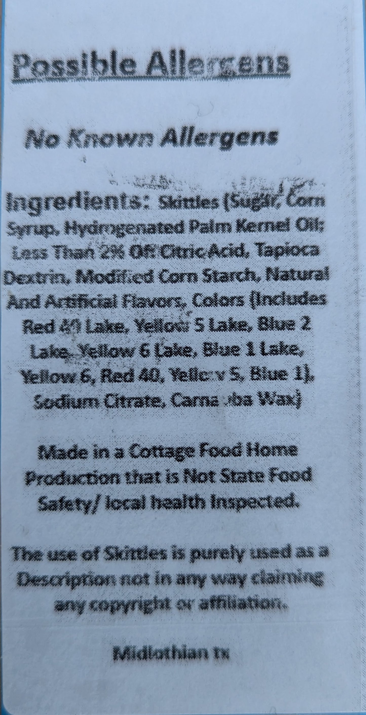 5 x Monster Crunchies (Freeze-Dried Skittles)