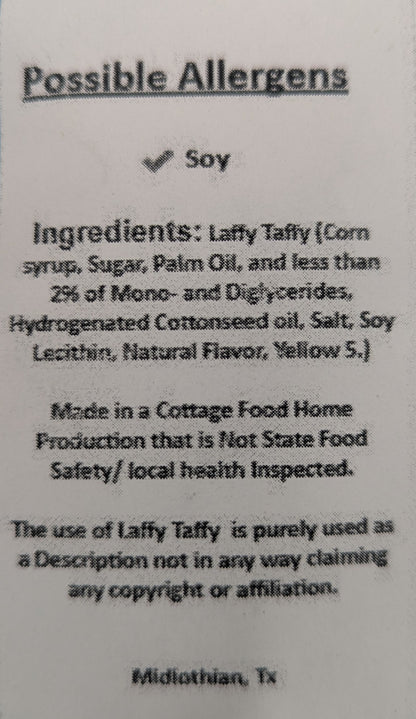 5 x Silly Scales (Freeze-Dried Laffy Taffy)