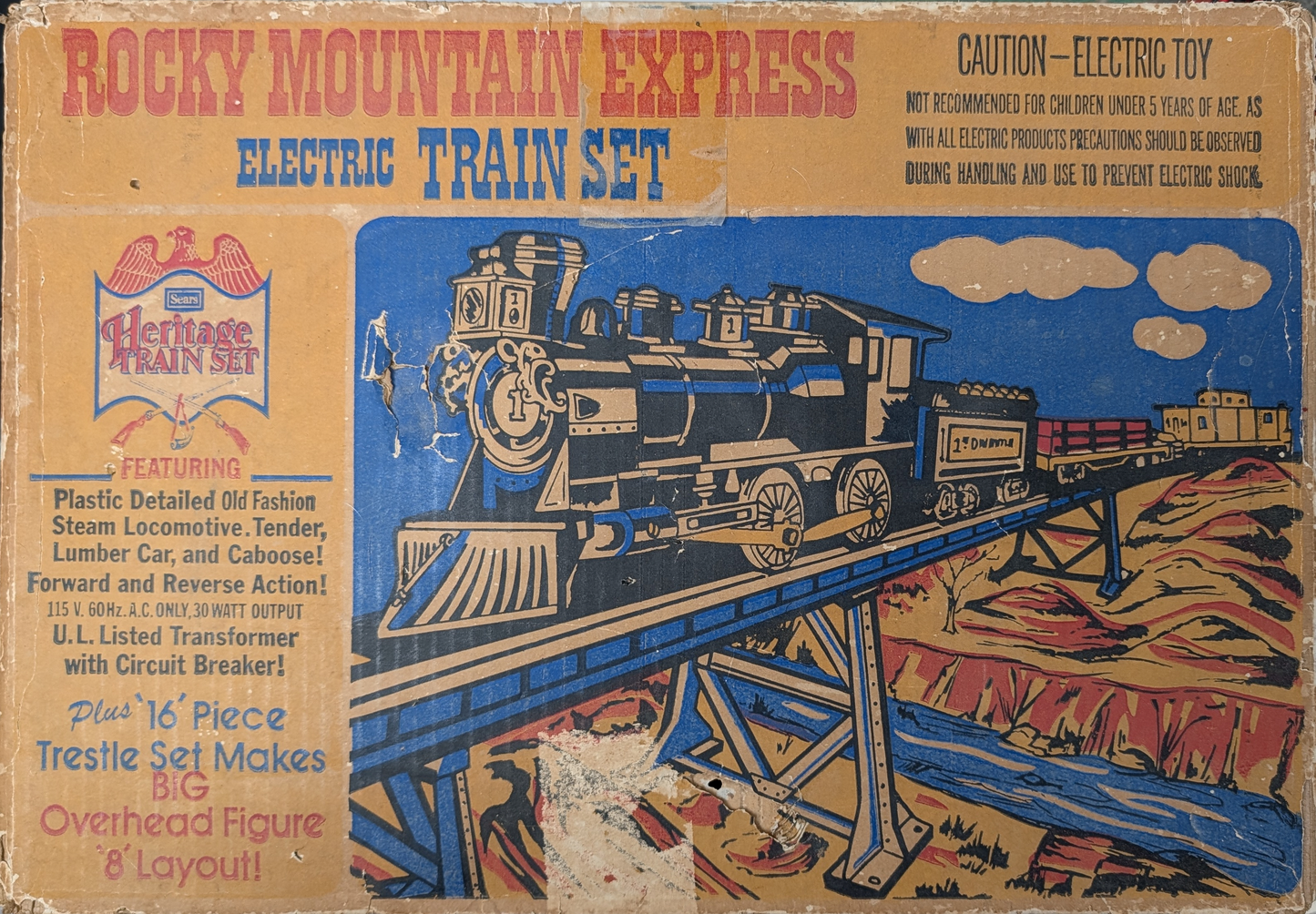 Sears Heritage Rocky Mountain Express w/Trestle (#15640, 1960)