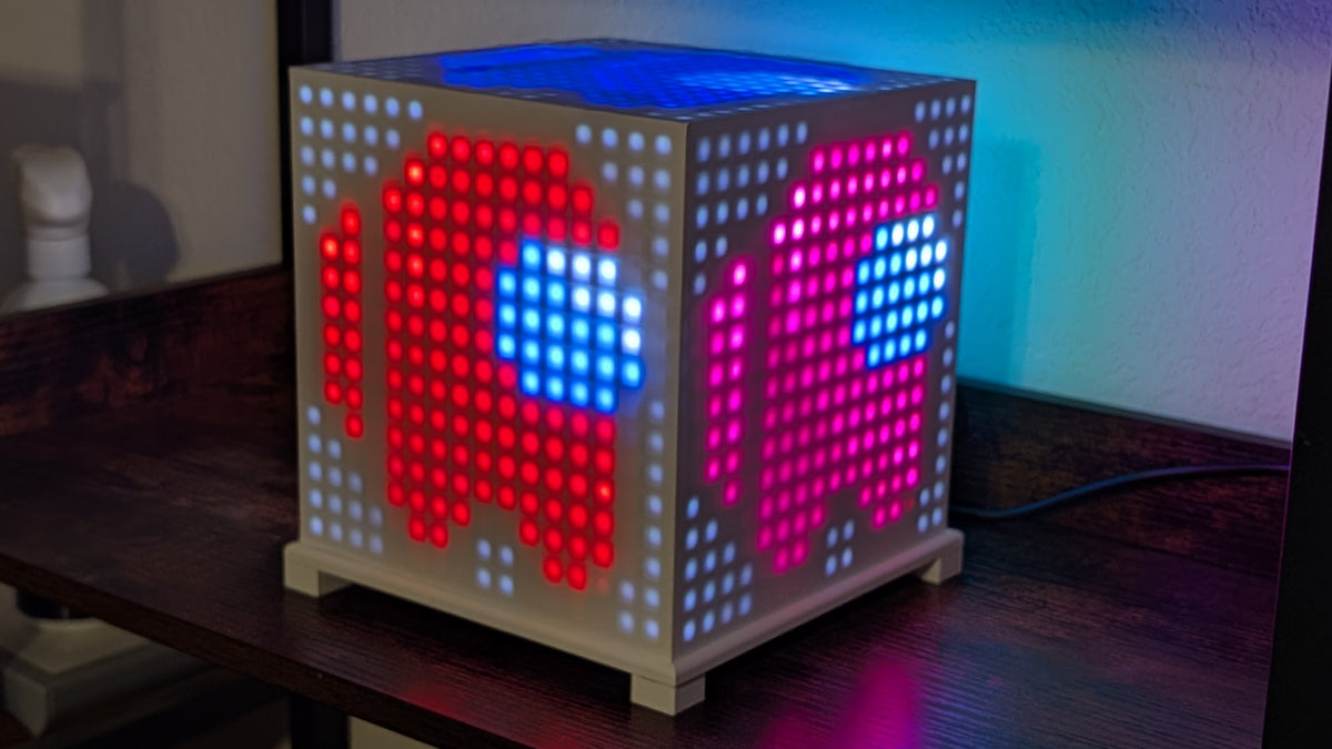 Pixel Art Lamp - Square