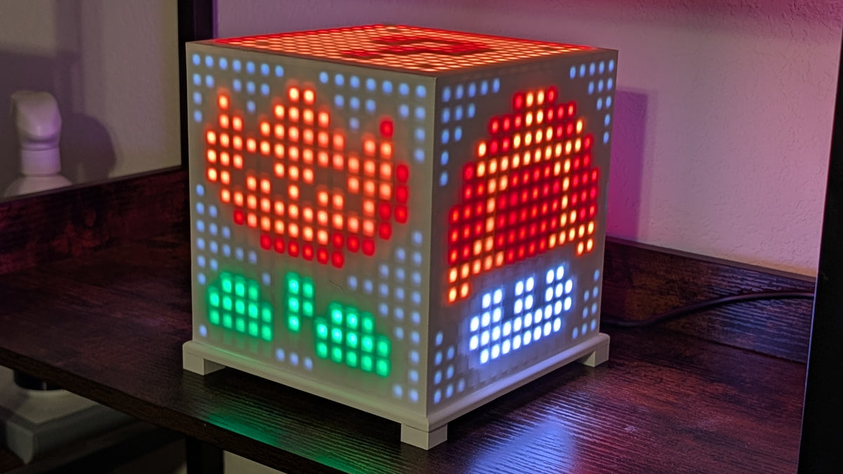 Pixel Art Lamp - Square