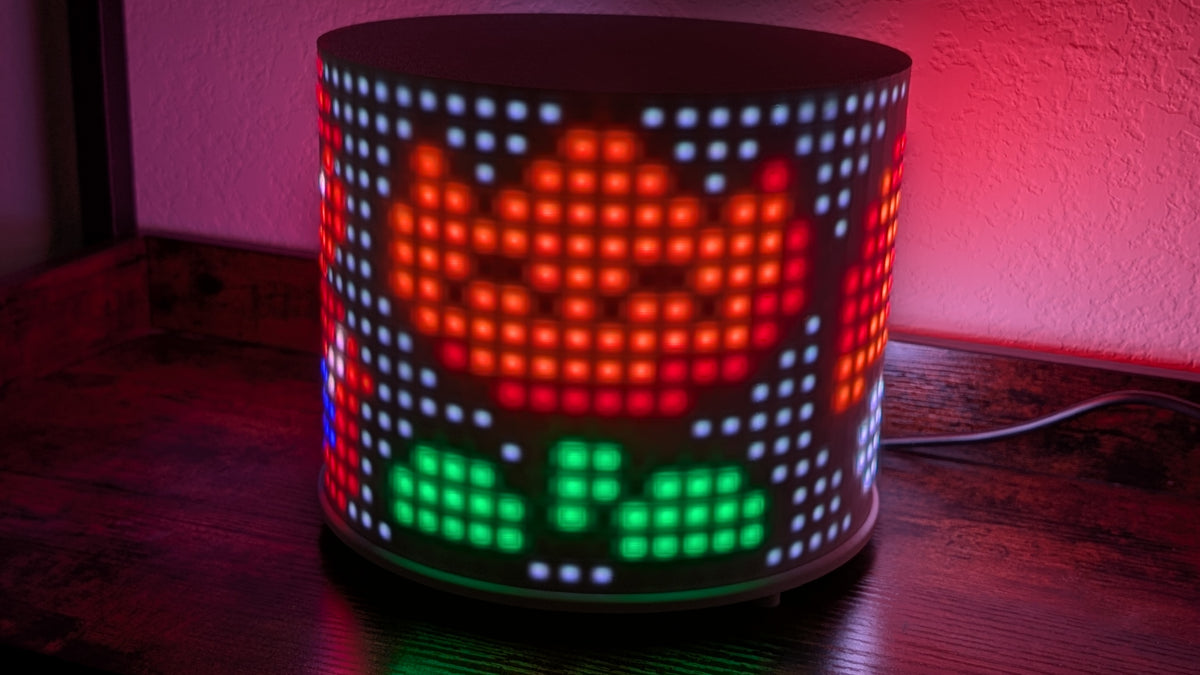 Pixel Art Lamp - Round