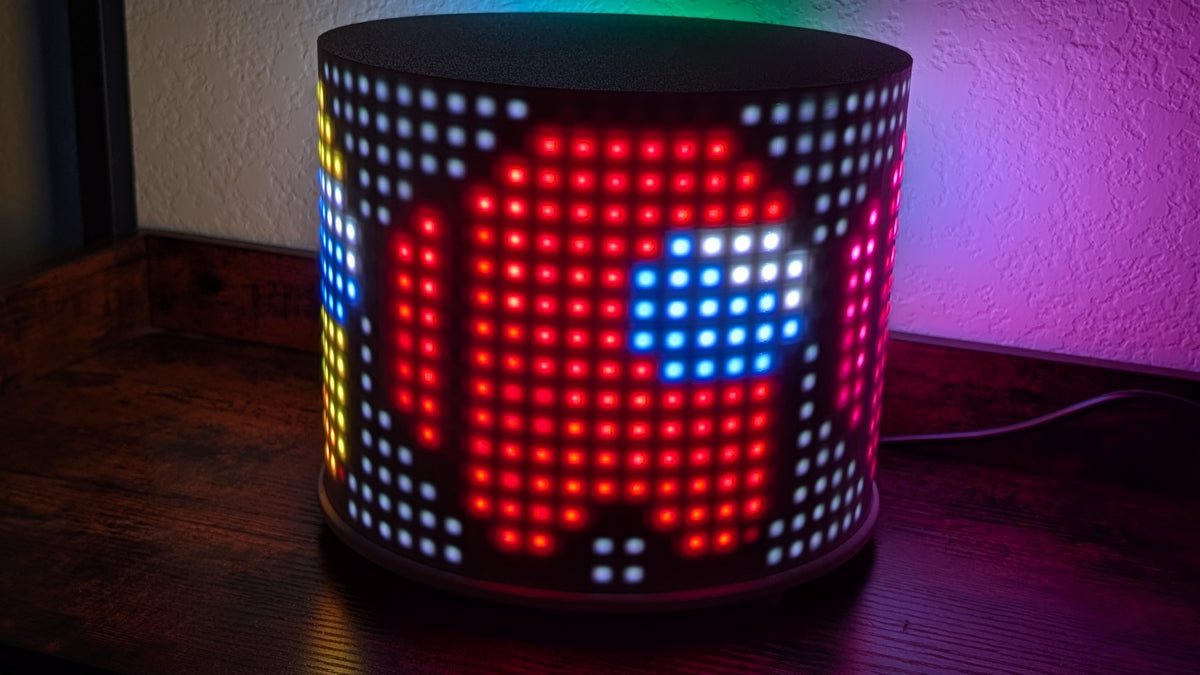 Pixel Art Lamp - Round