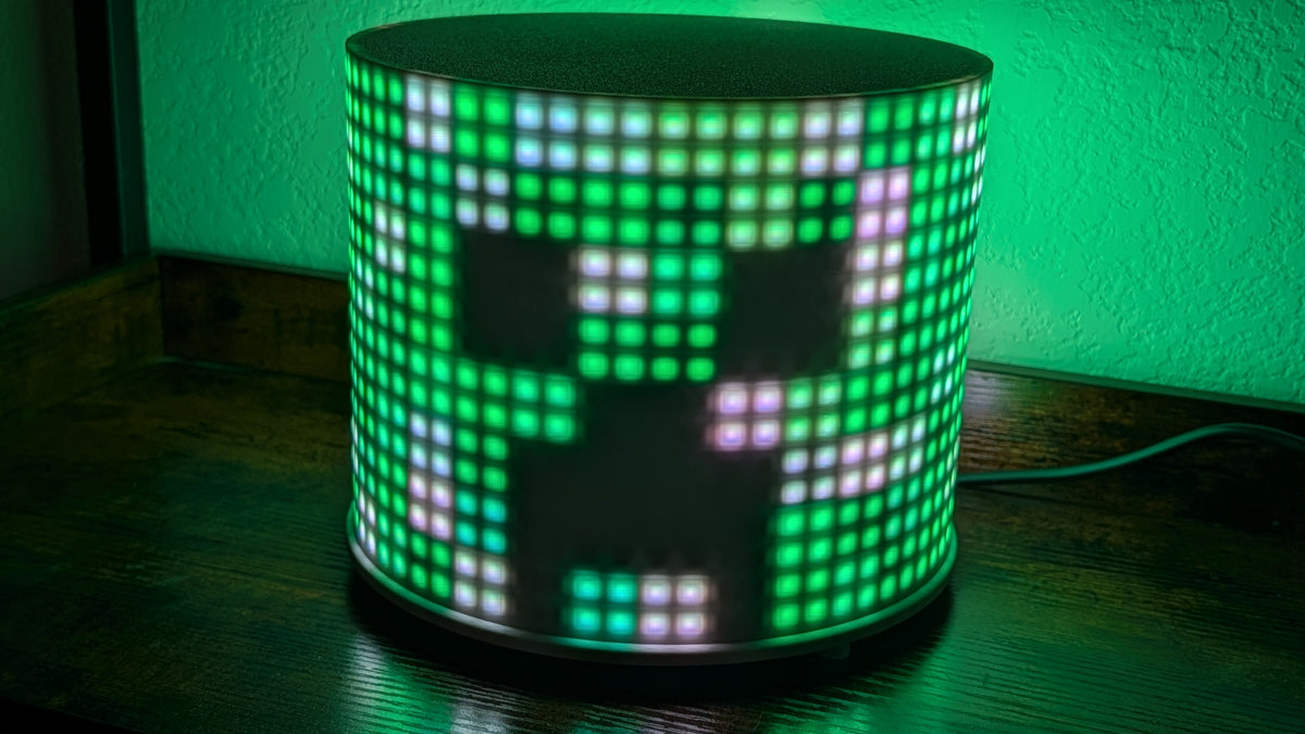 Pixel Art Lamp - Round