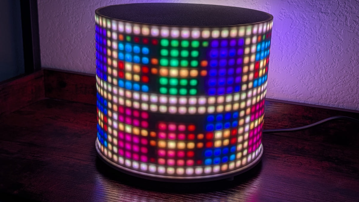 Pixel Art Lamp - Round