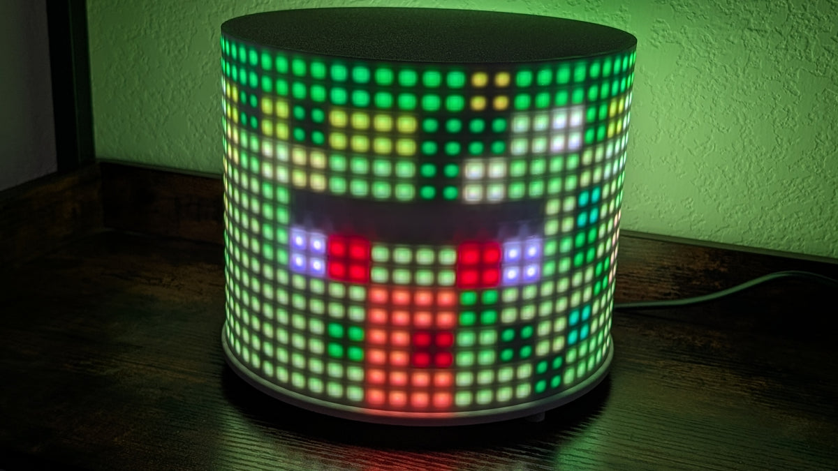 Pixel Art Lamp - Round