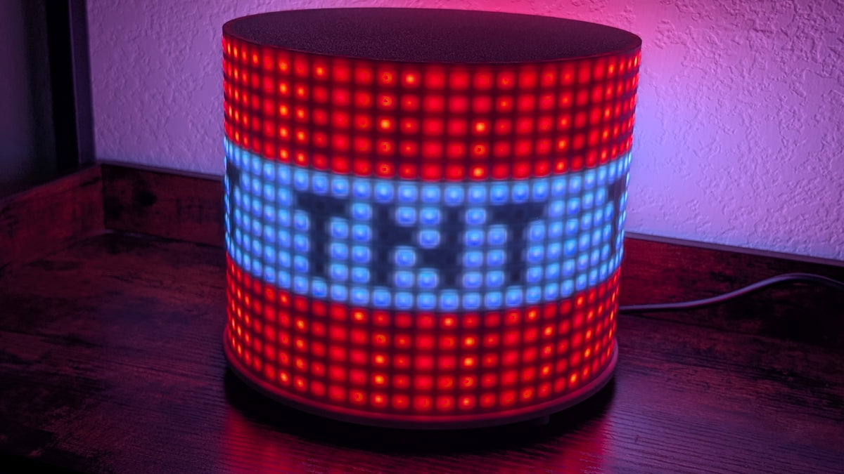 Pixel Art Lamp - Round
