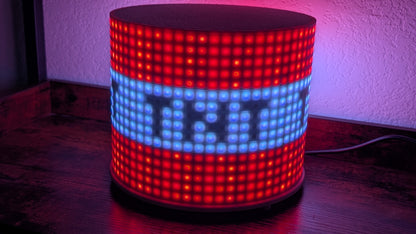 Pixel Art Lamp - Round