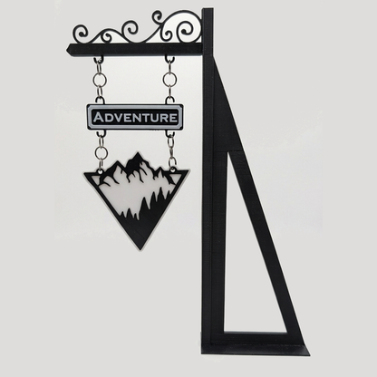 9" Bookend Sign Posts