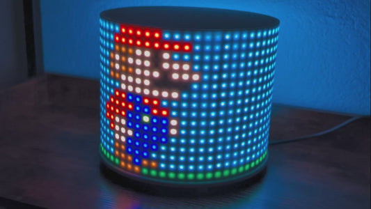Pixel Art Lamp - Round