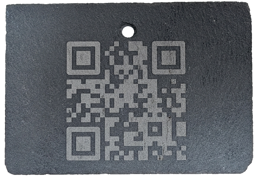 4" Slate Hanging Smart-Sign