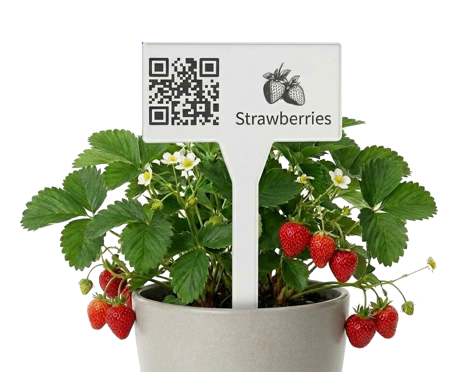 11.8 Inch Plastic Garden Smart-Label And Stakes