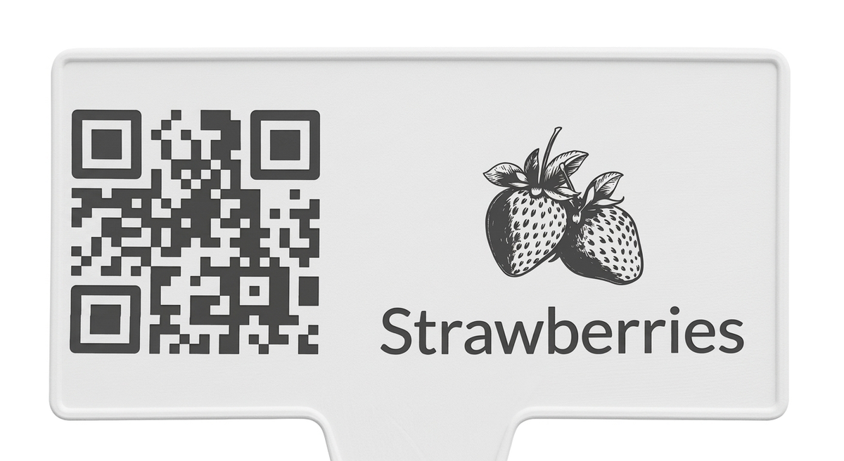 11.8 Inch Plastic Garden Smart-Label And Stakes